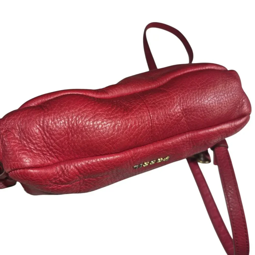 Fossil red pebbled
